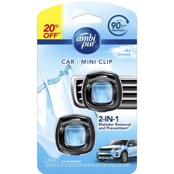Ambi Pur Mini Car Sky Breeze 2pcs 2.2ml