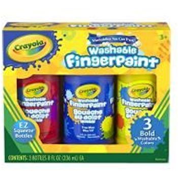Crayola Washable Fingerpaint Bold Colors Set