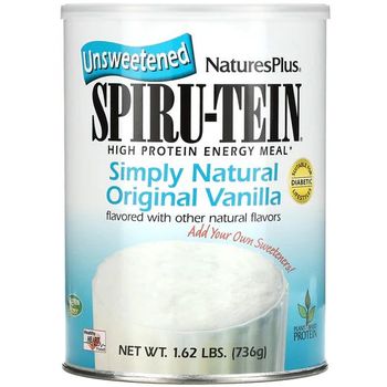 Nature’s Plus Spiru-Tein, High Protein Energy Meal, Unsweetened 736g