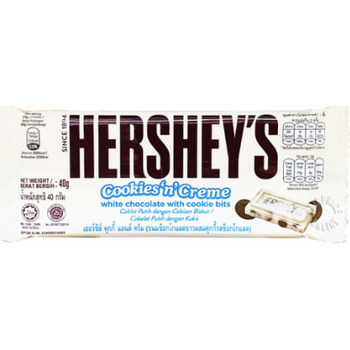 Hershey's Cookies Creme Bar 40g
