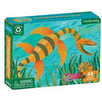 Mudpuppy Rhomaleosaurus Mini Puzzle 48 Pieces
