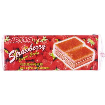 Apollo Layer Cake Strawberry 18g