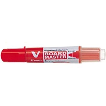 Pilot V Board Master Whiteboard Marker Bullet Medium Red