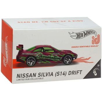 Mattel Hot Wheels ID Nissan Silvia S14 Drift Diecast Car 1/64