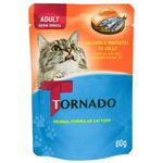 Tornado Pouch Salmon And Mackerel In Jelly 80g