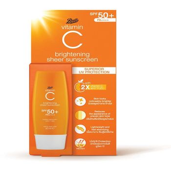 Boots Vitamin C Brightening Sheer Sunscreen SPF50 30ml