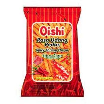 Oishi Crackers Rasa Udang Pedas 65g