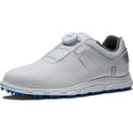 FootJoy Pro sl Boa Junior Golf Shoe White white blue 5 Us Big Kid