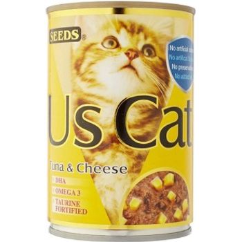 Seeds Us Cat Canned Food Tuna & Cheese 400g