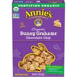 Annie's Homegrown Bunny Grahams Chocolate Chip Whole Grain Snacks 213g