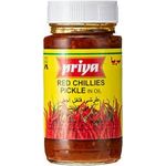 Priya Red Chilli Pickle In Oil With Garlic 300g