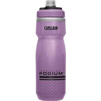 Camelbak Podium Chill Insulated Bike Water Bottle Easy Squeeze Bottle Fits Most Bike Cages 21oz Purple
