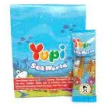 Gula-gula Gummy Gummy Lembut Chewy Melayan Kanak-kanak Halal Kosher Fish Sea World 24 Pcs 360g