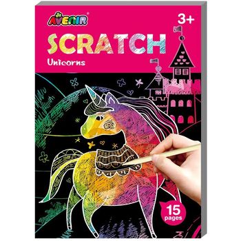 Avenir Mini Scratch Book Unicorns
