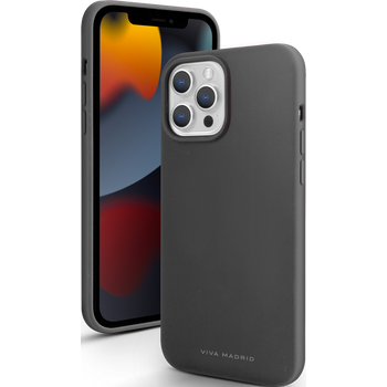 Viva Madrid Ferro Liquid Silicone Case For Magsafe Iphone 13 Pro Max Charcoal