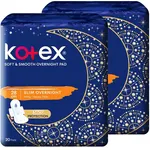 Kotex Soft And Smooth Slim Overnight 360Protection Heavy Flow Wing 2x20 Sachets 28cm