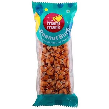 Manimark Peanut Burfi Healthy Snack, 90g