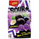 Lot 100 Sour Blackcurrant Gummies 100g