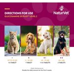 NaturVet Glucosamine DS Plus Dogs & Cats Level 2 (60 Chewable Tabs)