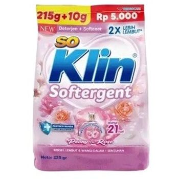 So Klin Softergent Detergen Powder 225g