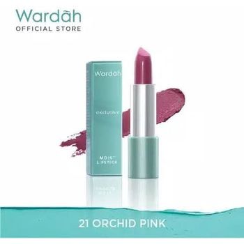 Wardah Exclusive Moist 21 Orchid Pink 3.5g