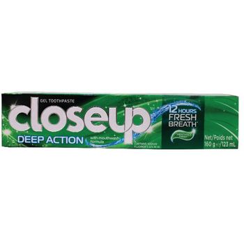 Close Up Deep Action Menthol 160g