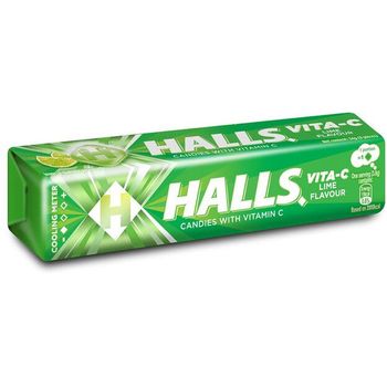 Halls Vita C Lime 34g