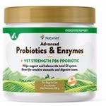 NaturVet Digestive Enzymes Plus Probiotic Powder for Dogs and Cats 228g