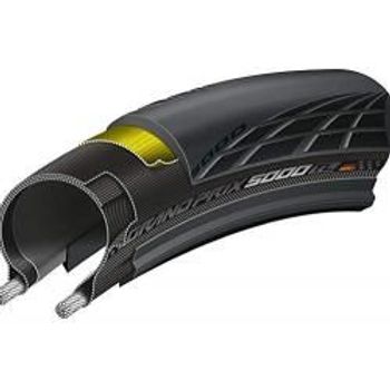 Continental C1024328 Grand Prix 5000 TL 700 X 28 Black-BW + Black Chili 700X28
