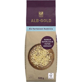 Alb Gold Organic Durum Wheat Pasta Rice 500g