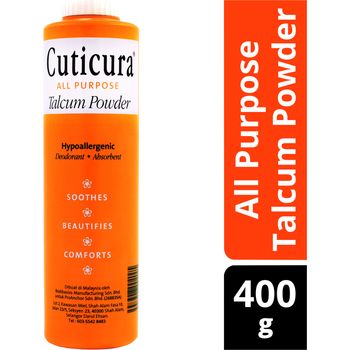 Cuticura All Purpose Talcum Powder 400g