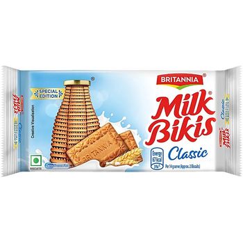 Britannia Milk Bikis Classic Biscuit Zero Trans Fat 115g