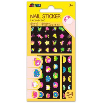 Avenir Small Nail Stickers Cookie Fluorescence