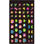 Avenir Small Nail Stickers Cookie Fluorescence