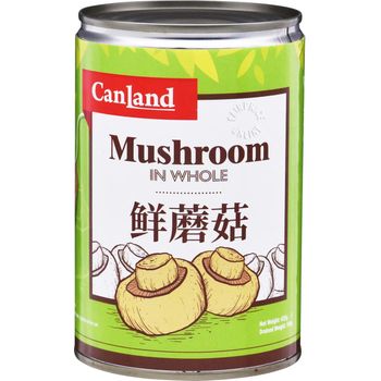 Canland Can Vegetable Mushroom Whole 425g