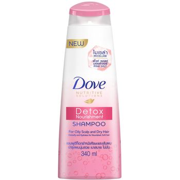 Dove Detox Nourishment Shampoo 340ml