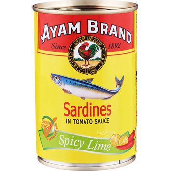 Ayam Brand Sardines Spicy Lime 425g