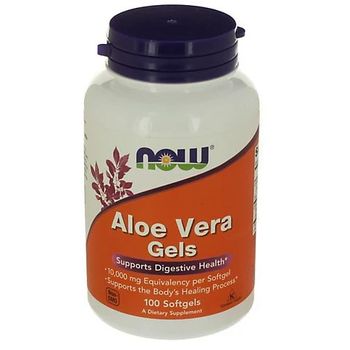 Now (Foods) - Digestive Health, Aloe Vera Gels (100 softgels)