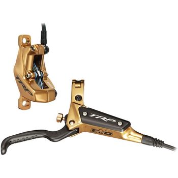 TRP Dhr Evo Mtb Hydraulic Disc Brake Right Post Mount Disc Not Included 320g Gold