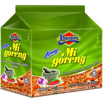 Ibumie Always Sambal Udang 5 Packs 80g