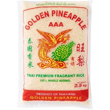Golden Pineapple Aaa Thai Premium Fragrant Rice 2.5kg