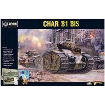 Warlord Games Bolt Action Char B1 Bis Tank 1 56 WWII Military Wargaming Plastic Model Kit