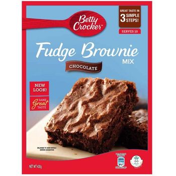 Betty Crocker Chocolate Fudge Brownie Mix 430g