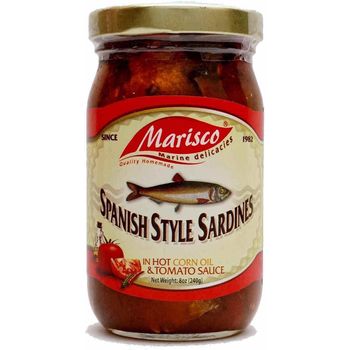 Marisco Spanish Sardines Hot Tomato Sauce 240g