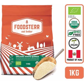 Foodsterr Organic White Quinoa 1kg