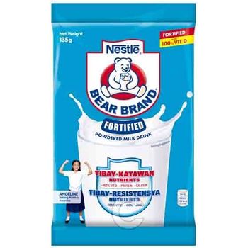 Bear Brand Fortified Powdered Milk 135g