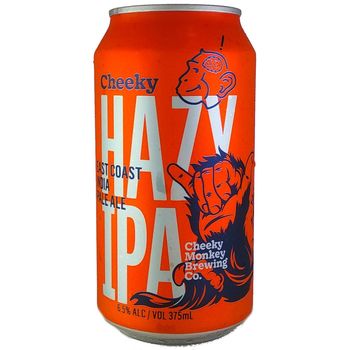 Cheeky Monkey East Coast Hazy IPA 375ml