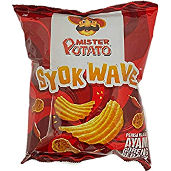 Mister Potato Syok Wave Fiery Fried Chicken 65g