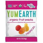 YumEarth Organic Tropical Flavored Fruit Snacks 17g