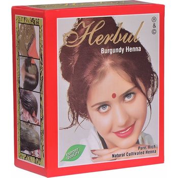 Herbul Hair Color Henna Burgundy 6pcs 10g